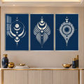 Celestial Moon with silver frame