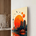Artronauts Glass Print Toronto Sunset Glass Wall Art