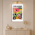 Kusama Floral Tokyo with silver frame