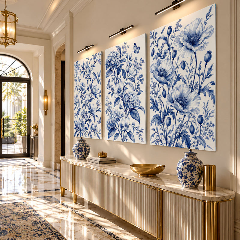 Blue Botanical II lifestyle view