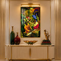 Emerald Jazz Session with gold frame