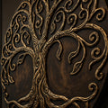 Bronze Relief Tree Of Life lifestyle view