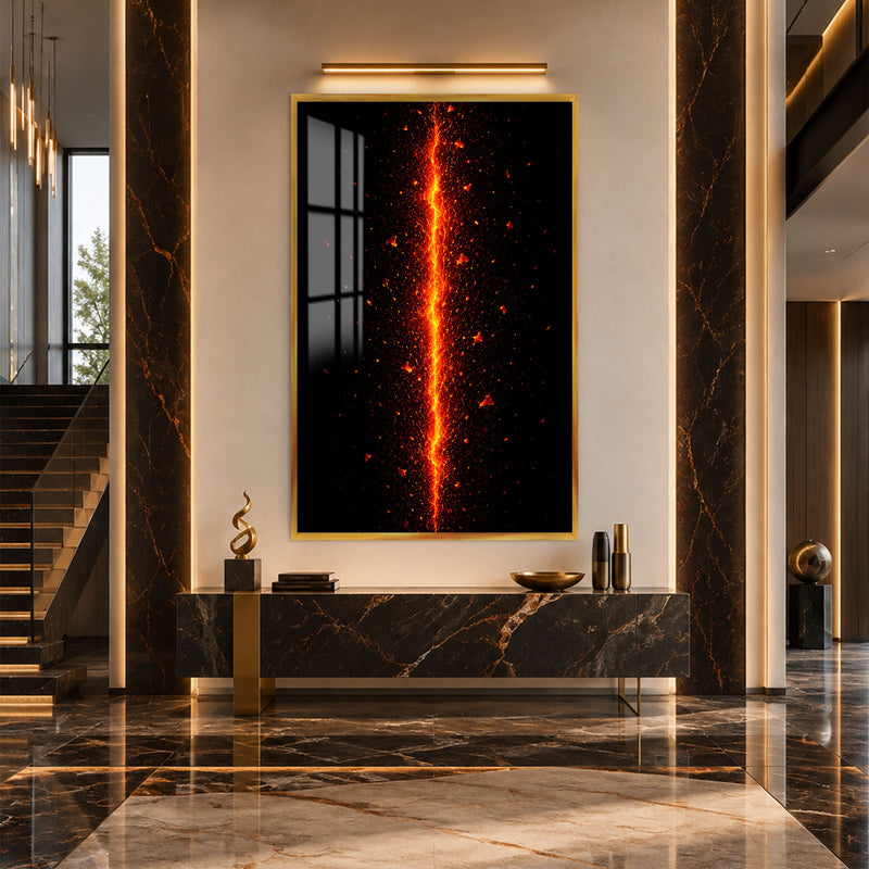 Molten Rift with gold frame
