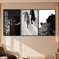 Leopard And Panther with black frame
