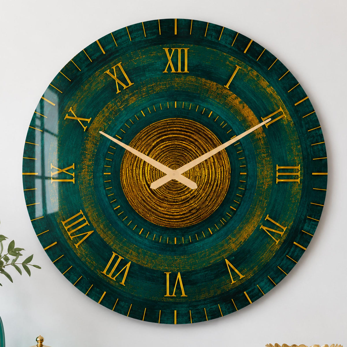 Emerald Gold Rings lifestyle view