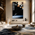 Artronauts Glass Print Planetary Flight Glass Wall Art