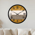 Rustic Timber Stripes with black frame