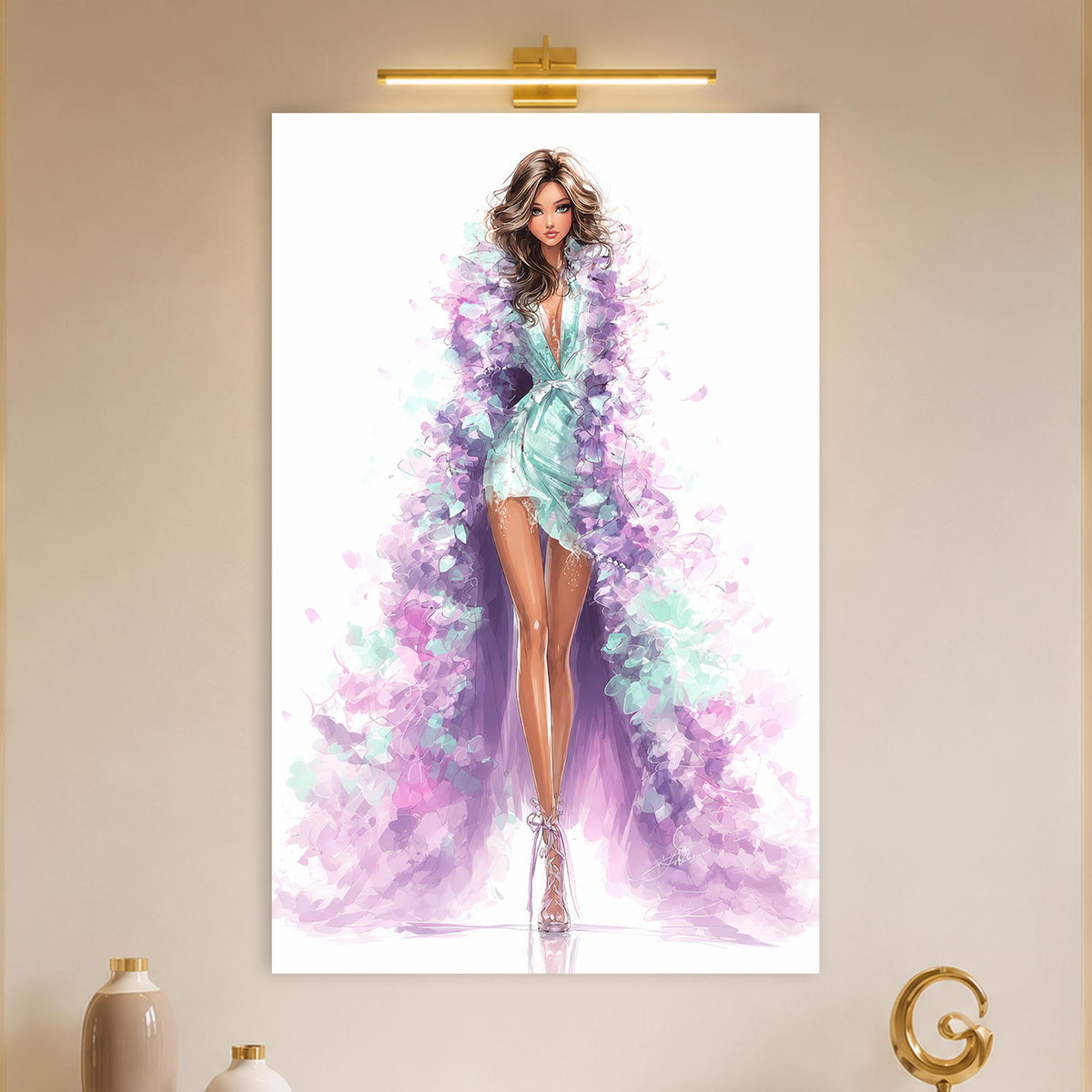 Lavender Runway Muse lifestyle view