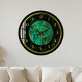 Emerald Gold Marble with black frame