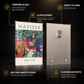 Matisse Music 1939 — tempered glass, ultra HD print, ready to hang