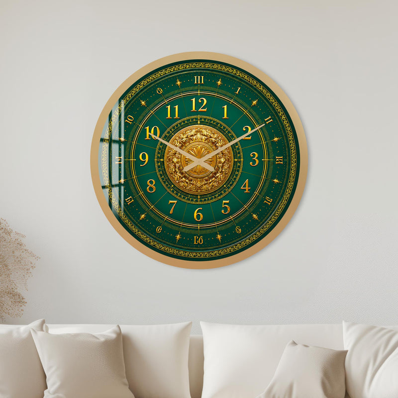 Emerald Gilded Dial with gold frame