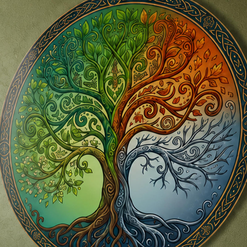 Four Seasons Celtic Tree lifestyle view