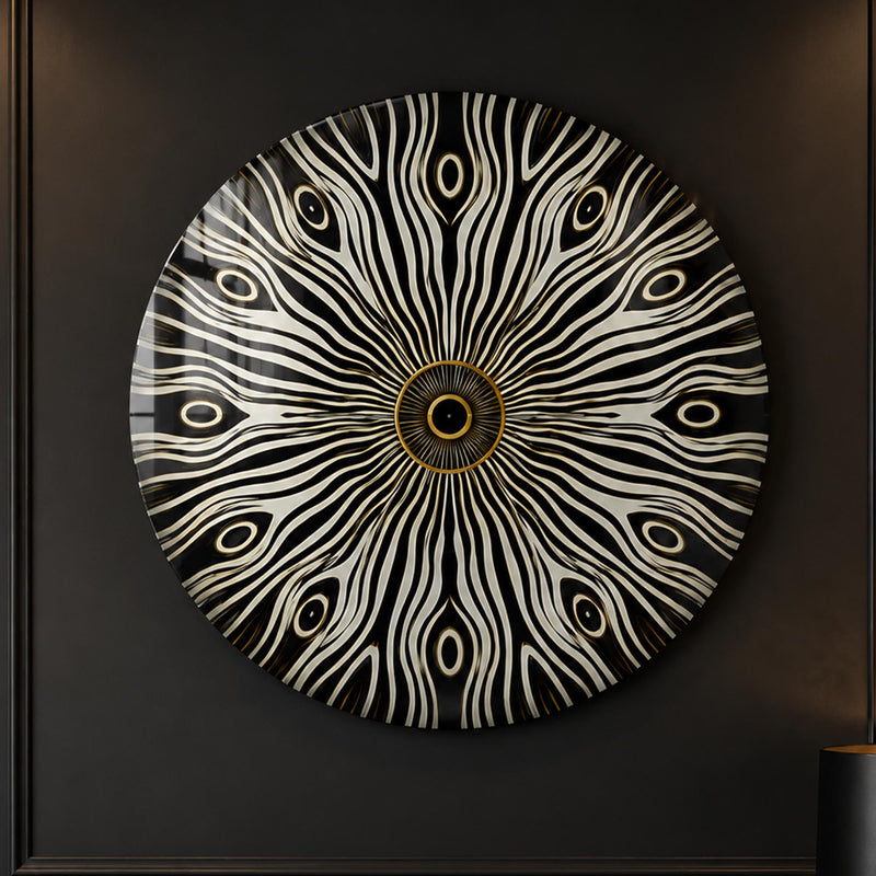 Monochrome Peacock Eye lifestyle view
