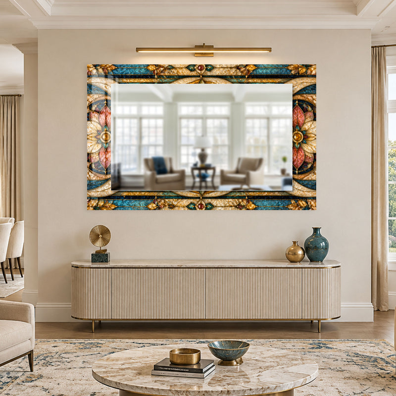 Jeweled Lotus Mosaic lifestyle view