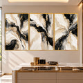 Golden Marble with gold frame