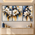 Golden Bloom with black frame