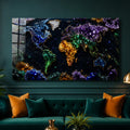 Crystal World Map lifestyle view