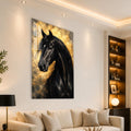 Black Stallion Portrait angled lifestyle view