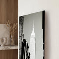 Artronauts Glass Print Empire State Monochrome Glass Wall Art