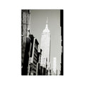 Artronauts Glass Print Empire State Monochrome Glass Wall Art
