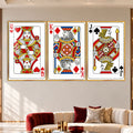 Royal Playing Card with gold frame