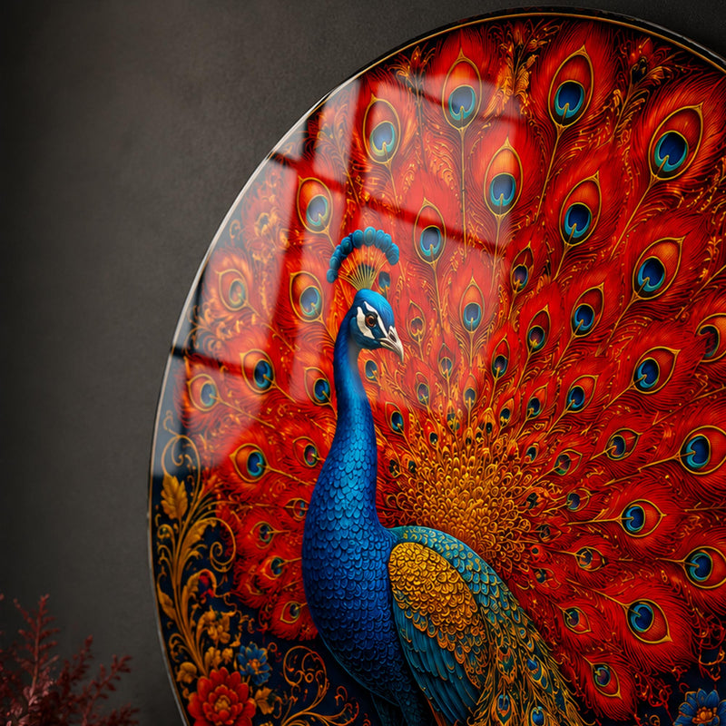 Crimson Peacock Fan lifestyle view