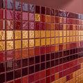 Crimson Mosaic Rhythm lifestyle view