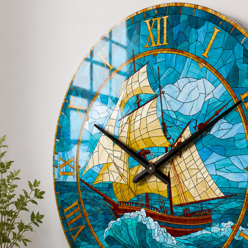 Stained Glass Sailing Ship lifestyle view