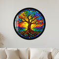Rainbow Tree Of Life with black frame