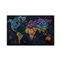 Butterfly World Map product shot on white background