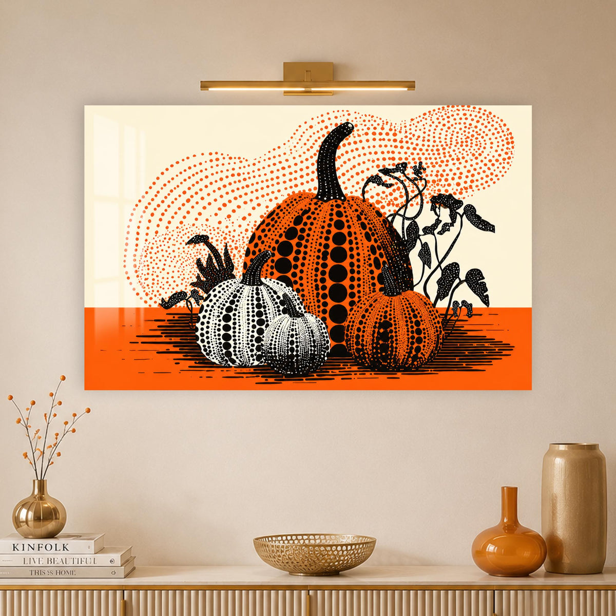 Dotted Harvest Pumpkins lifestyle view