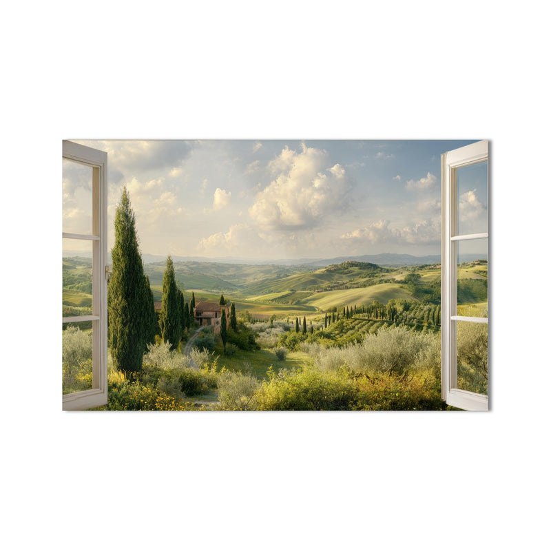 Tuscan Window View product shot on white background