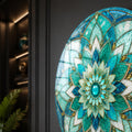 Turquoise Lotus Mandala lifestyle view