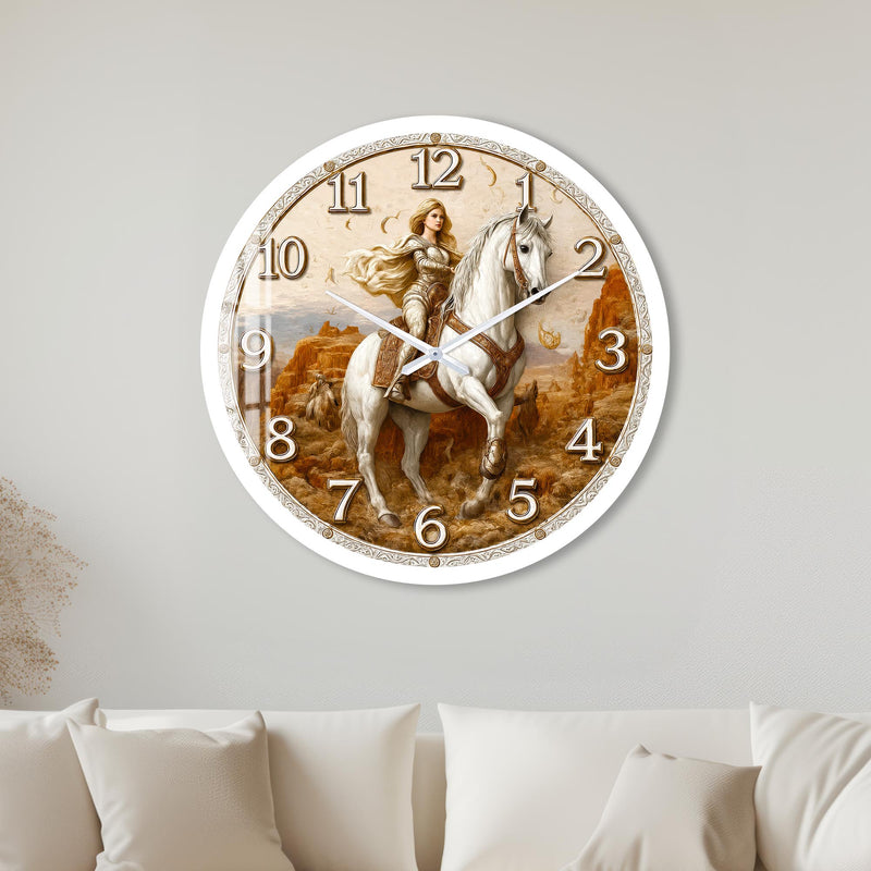 Moonlit Warrior with white frame