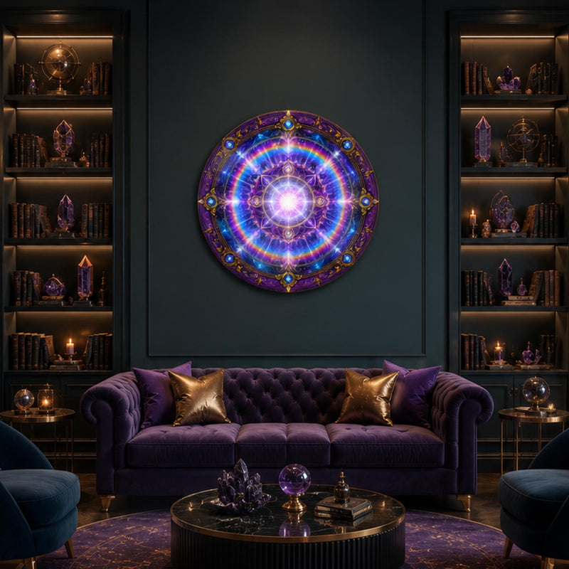 Celestial Rainbow Mandala lifestyle view