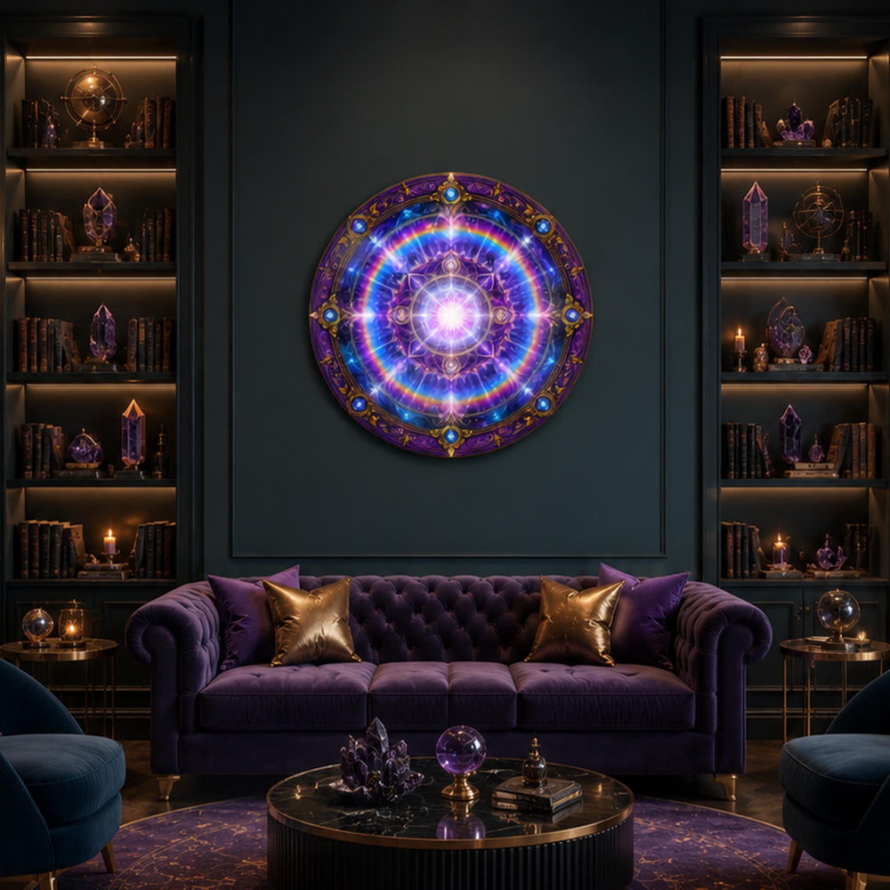 Celestial Rainbow Mandala lifestyle view