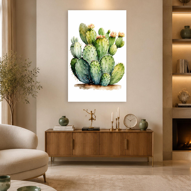 Blooming Prickly Pear lifestyle view