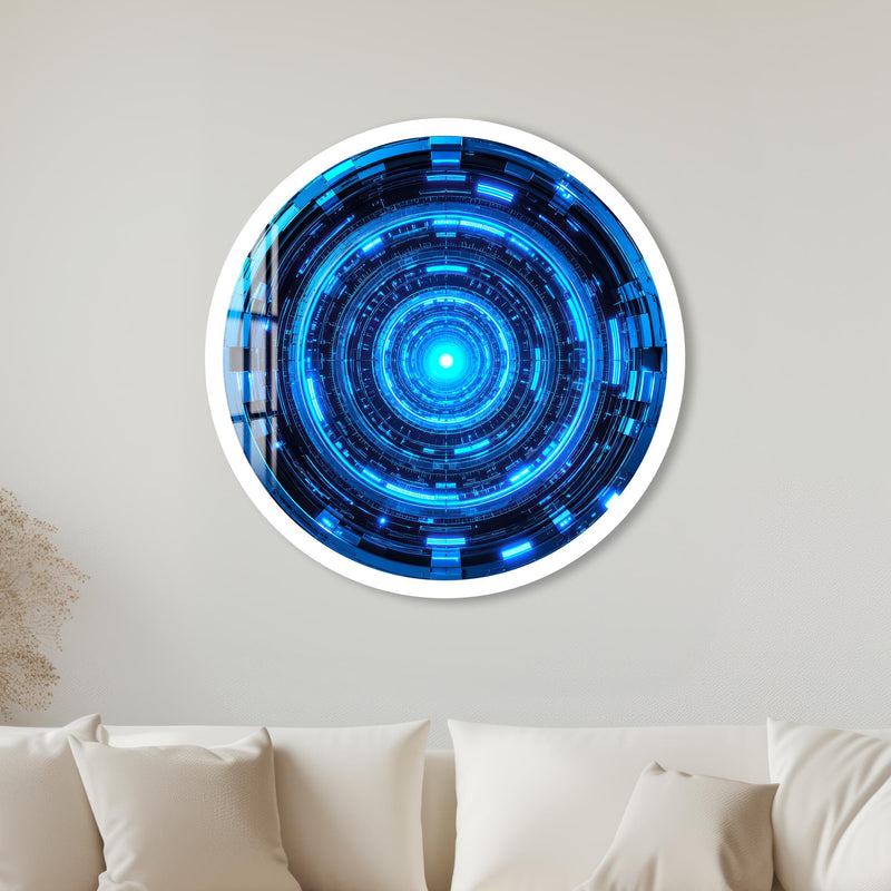 Cyber Portal with white frame