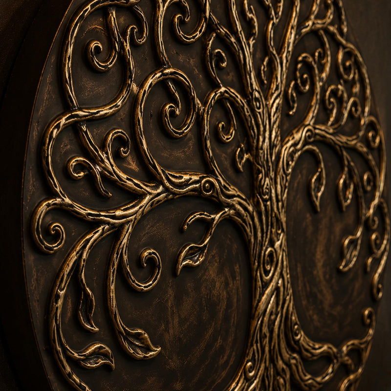 Bronze Relief Tree Of Life lifestyle view