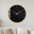 Golden Geometric Starburst with gold frame