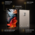 Molten Silk — tempered glass, ultra HD print, ready to hang