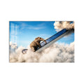 Artronauts Glass Print Elephant Sky Escalator Glass Wall Art