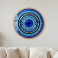 Azure Eye Mosaic with black frame