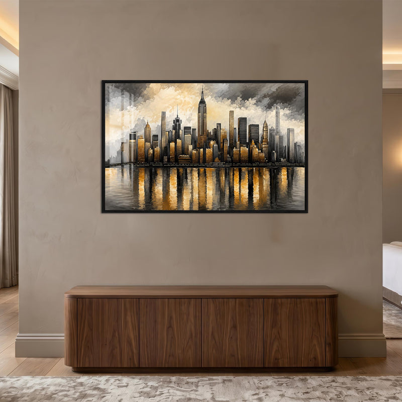 Golden Manhattan Reflections lifestyle view