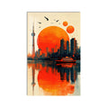 Artronauts Glass Print Toronto Sunset Glass Wall Art