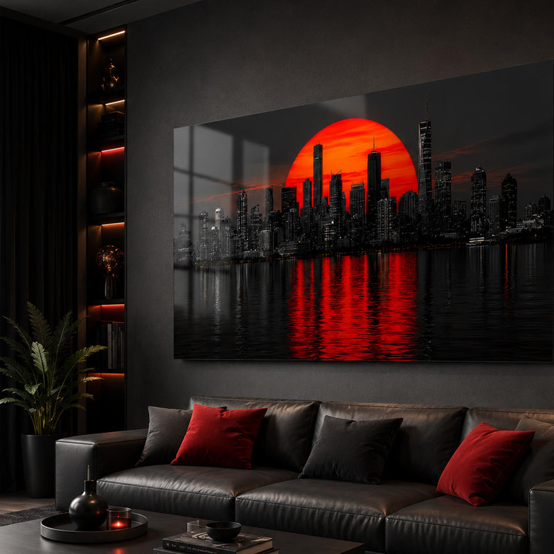 Crimson City Sunset lifestyle view