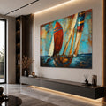 Artronauts Glass Print Weathered Sails Glass Wall Art