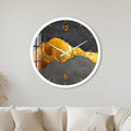 Gilded Stone with white frame