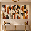 Abstract Woman with black frame