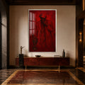 Crimson Jazz with silver frame